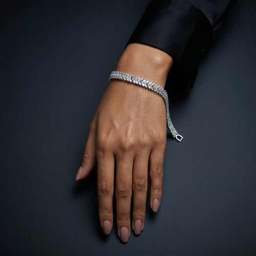 Chevron Crystal Bracelet
