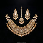 Ruby & Pearl Layered Multi-Strand Bridal Set