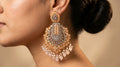Blush Pink Chandbali Earrings