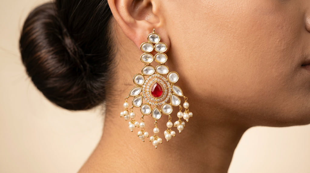 Kundan Polki Earrings