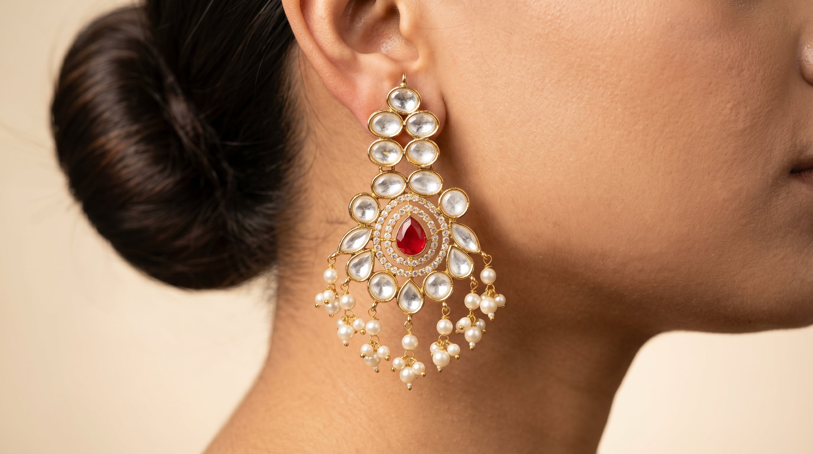 Kundan Polki Earrings