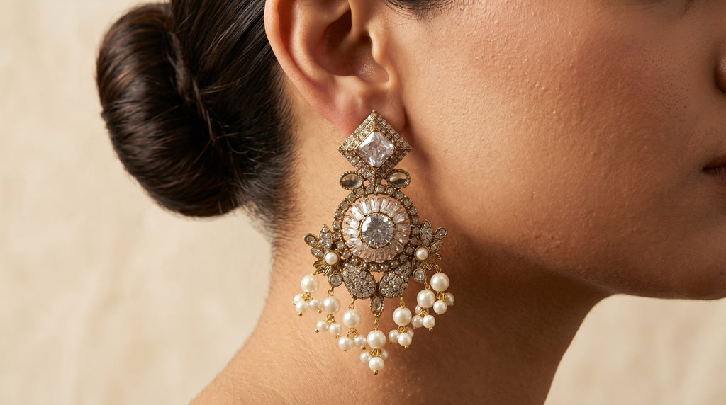 Diamond Style CZ Baguette Earrings