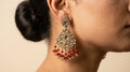 Antique Kundan Chandbali Earrings