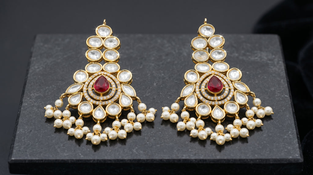 Kundan Polki Earrings