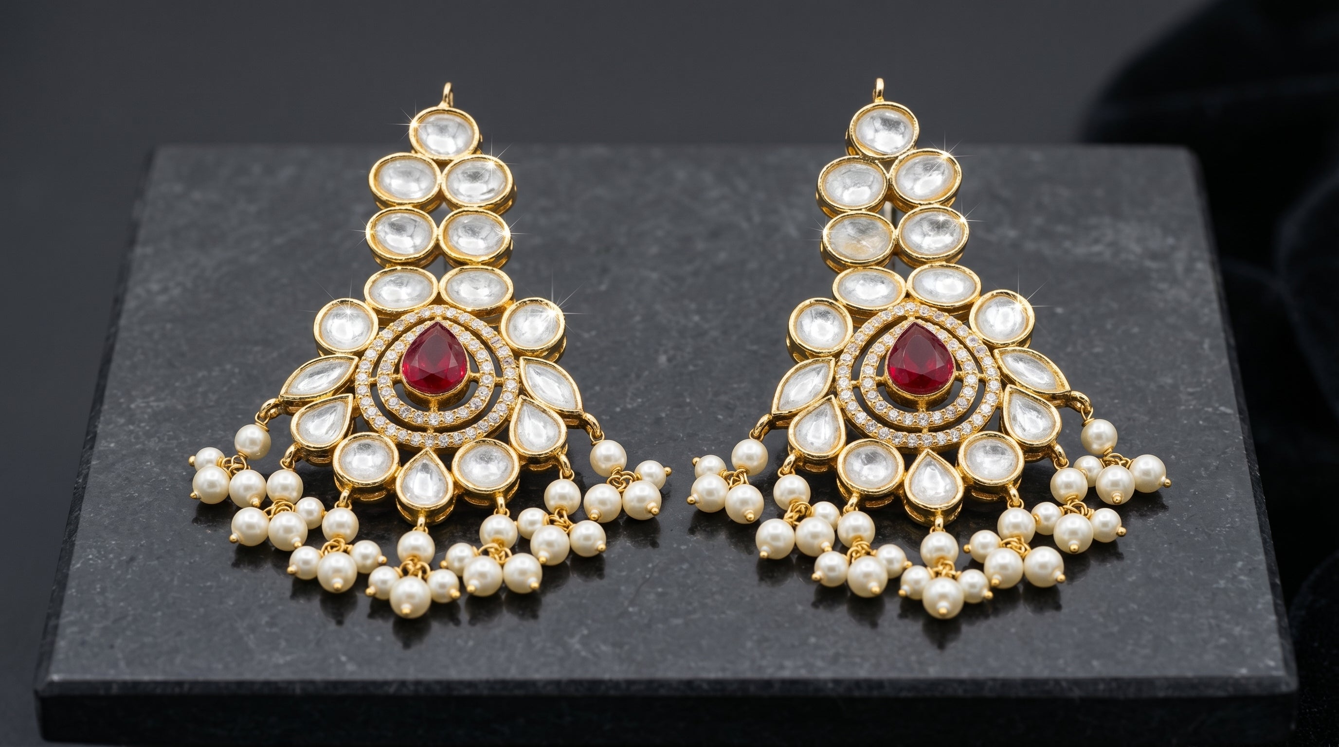 Kundan Polki Earrings