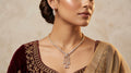 Diamond Round Tennis Necklace