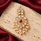 Jashan jewellery — ivory and burgundy studio view