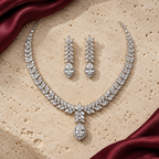 Jashan jewellery — ivory and burgundy studio view