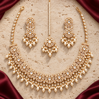 Jashan jewellery — ivory and burgundy studio view