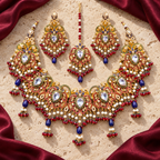 Jashan jewellery — ivory and burgundy studio view