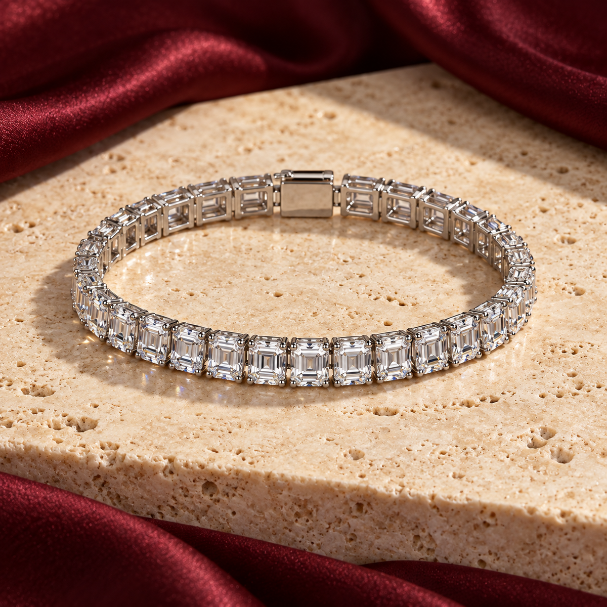 Jashan jewellery — ivory and burgundy studio view