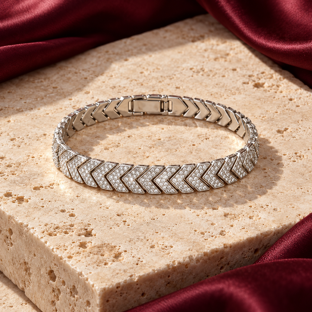 Jashan jewellery — ivory and burgundy studio view