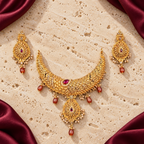 Jashan jewellery — ivory and burgundy studio view