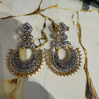 Original photograph — Noor Champagne Chandbali Earrings