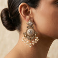 Diamond Style CZ Baguette Earrings — artificial earrings by Jashan Jewels Pakistan