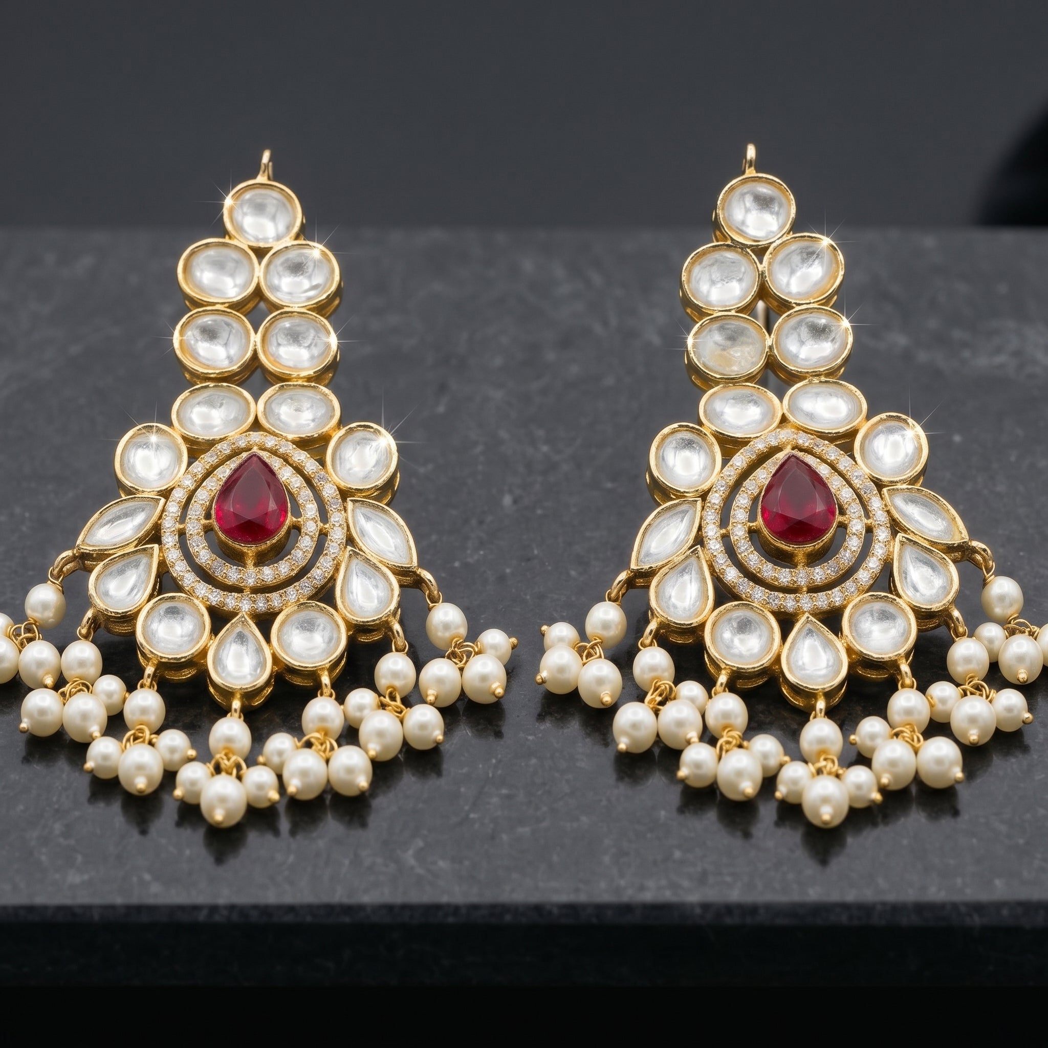 Kundan Polki Earrings